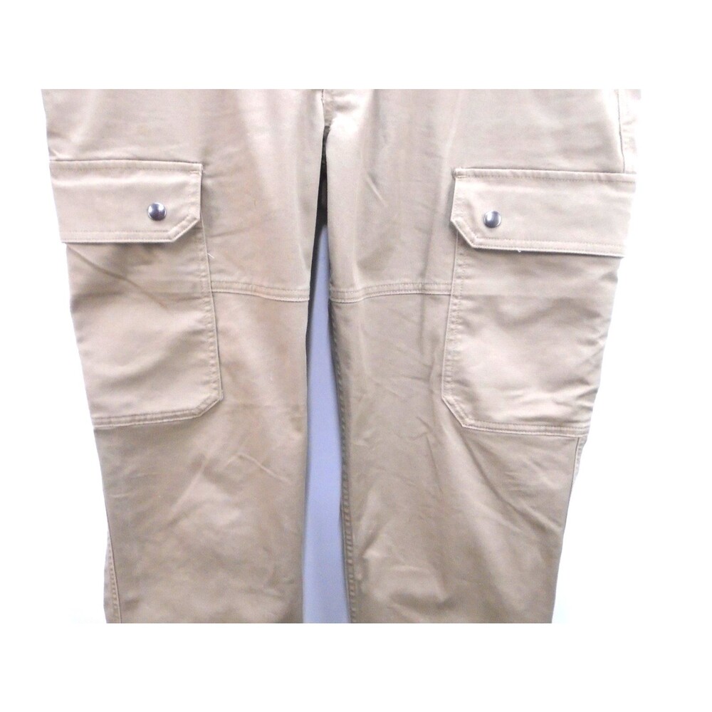 Duluth Trading 40 Grit Cargo Pants Mens 36x30 Tan Flex Workwear Standard Fit - Picture 7 of 11